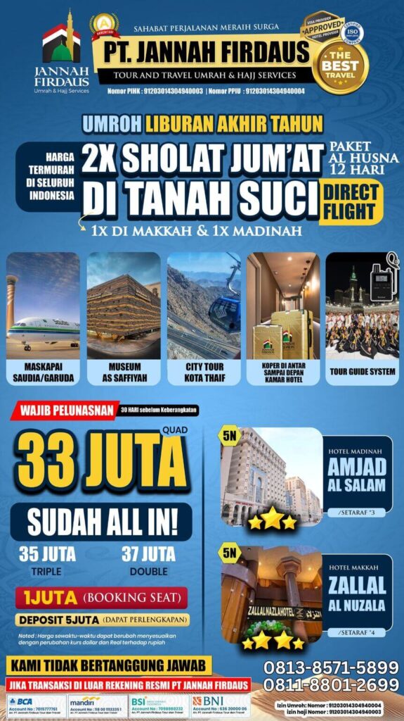 Paket Umroh Akhir Tahun 2025